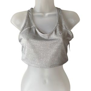 NWT Pink Victoria’s Secret Gray Varsity Sports Bra